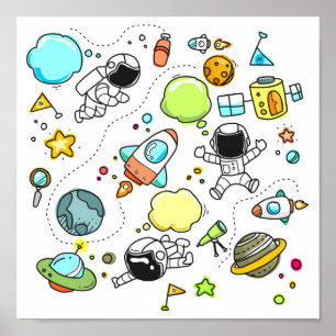 Little Astronaut Poster
