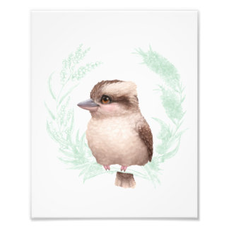 Little Aussie Friends - Kookaburra Photo Print