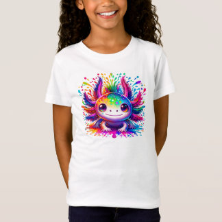 Little Axolotl, Big Dreams: A Rainbow Adventure T-Shirt