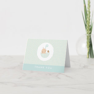 {little baby} baby shower thank you card