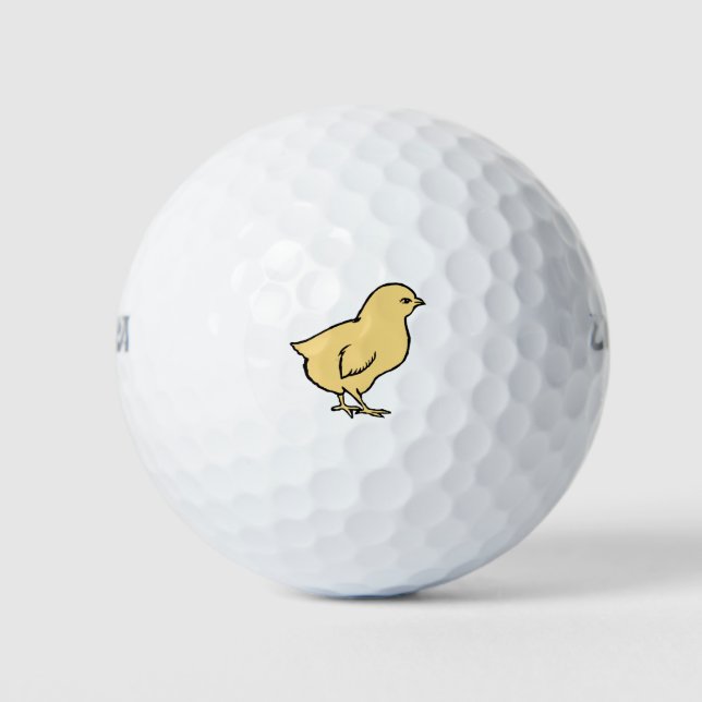 Little Baby Chick Golf Balls (Front)
