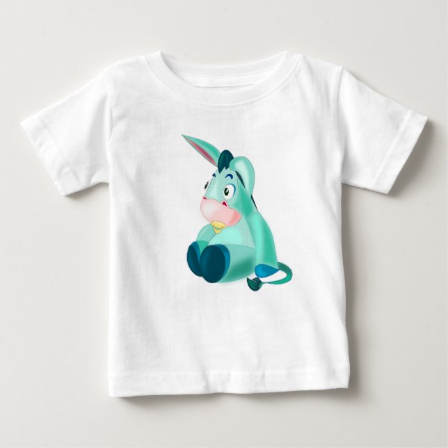 Little Baby Donkey Baby T-Shirt - Painting (Front)