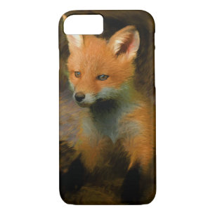 Little Baby Fox Cub Portrait Case-Mate iPhone Case