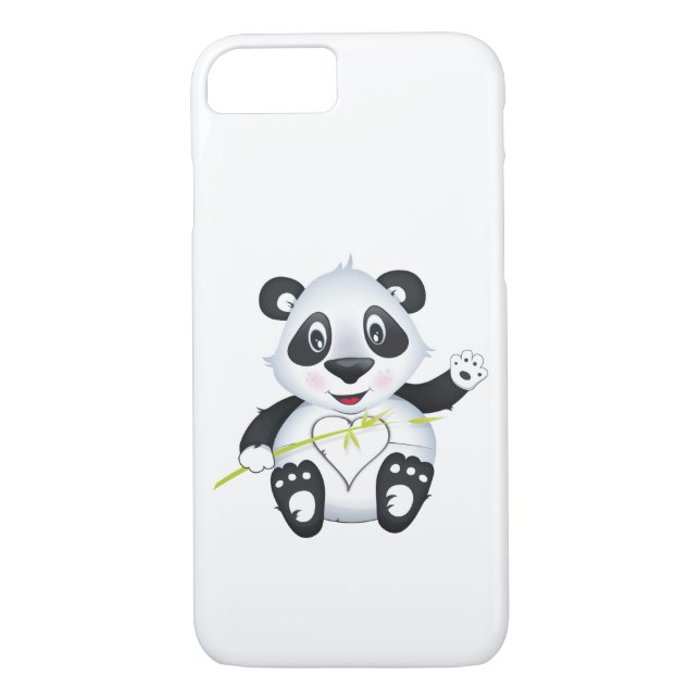 'Little Baby Love Seal' Panda Character phone case (Back)