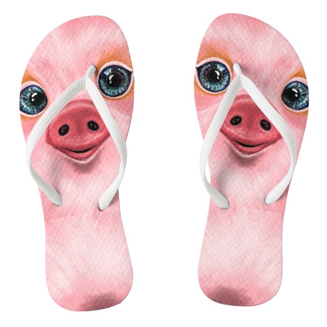Little Baby Piggy - Smile - Jandals (Footbed)