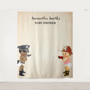 Little Baby Recruit on the Way Baby Shower Tapestry