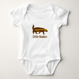 Little badass honey badger baby bodysuit