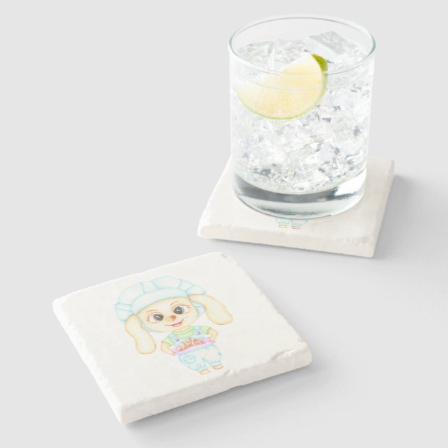 Little baker stone coaster (Side)
