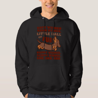 Little Ball Of Fur Soft Warm Wiener Dog Cute Dachs Hoodie