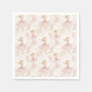 Little Ballerina #10 - Blonde Girl Napkin