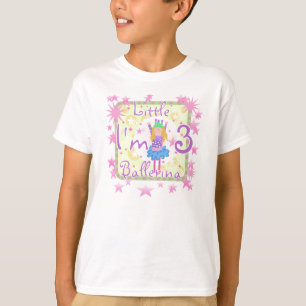 Little Ballerina 3rd Birthday T-Shirt