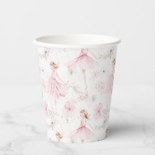 Little Ballerina #7 - Blonde Girl Paper Cups