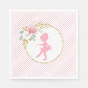 Little Ballerina Birthday Party Napkins