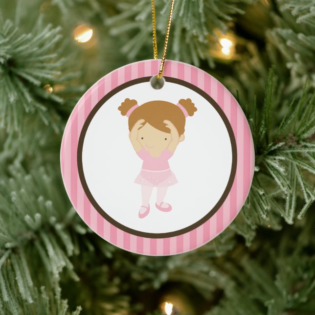 Little Ballerina Ceramic Tree Decoration (Tree)