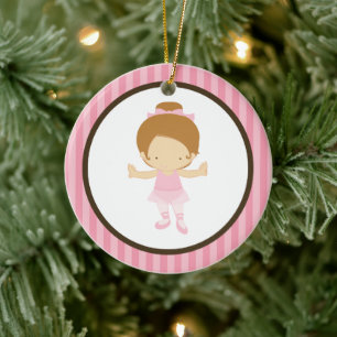 Little Ballerina Ceramic Tree Decoration
