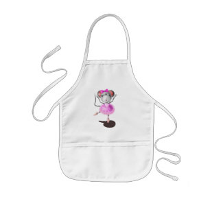 Little Ballerina Mouse Kids' Apron