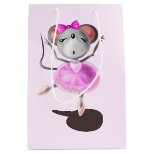 Little Ballerina Mouse Medium Gift Bag