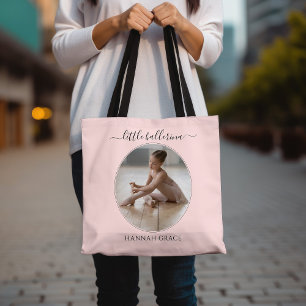 Little Ballerina Photo Pale Pink Ballet Tote Bag