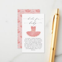 Little Ballerina Pink Baby Shower Books for Baby