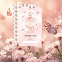 Little Ballerina Pink Baby Shower Diaper Raffle