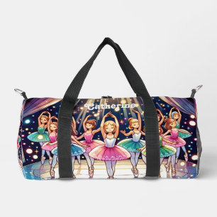 Little Ballerinas Performance Custom Name Duffle Bag