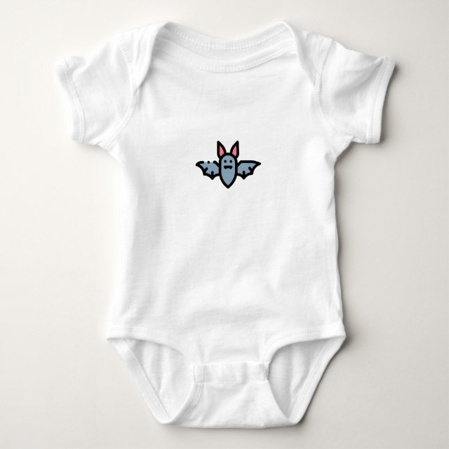 Little Bat Baby Bodysuit (Front)