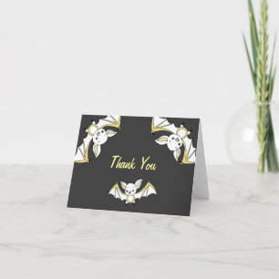 Little Bat Baby Shower Thank You Notes