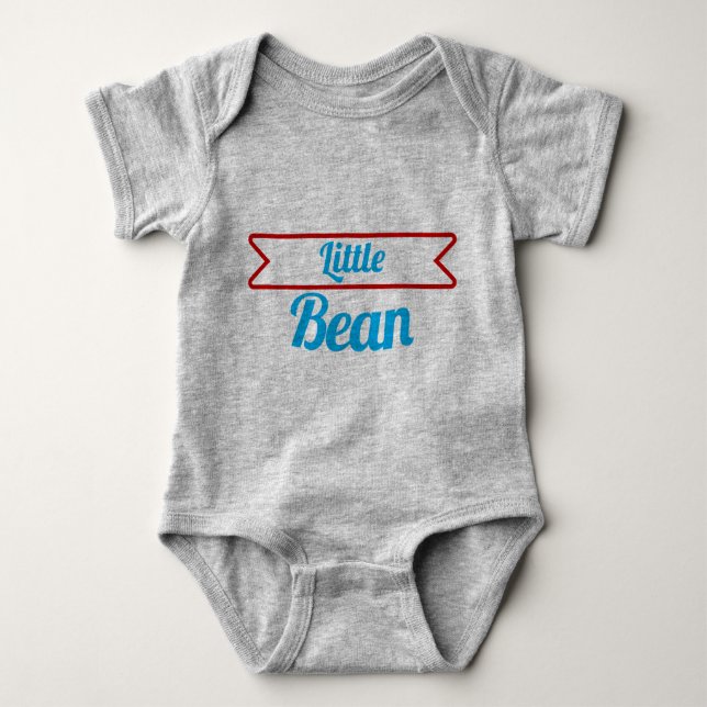 "Little Bean" Baby Bodysuit (Front)