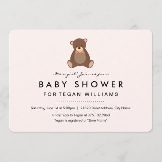 Little Bear | Baby Shower Invitation