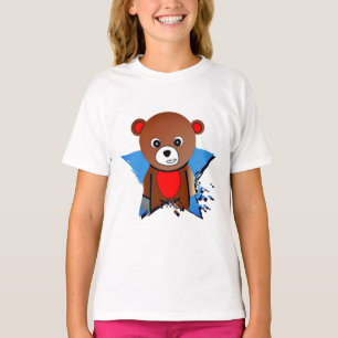 Little bear, cartoon, Cute T-Shirt