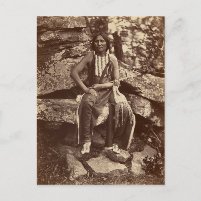 Little Bear, Cheyenne, 1875 Postcard (Front)