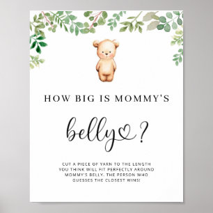 little bear how big is mummy's belly game poster