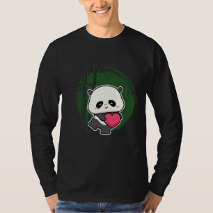 Little Bear Panda Heart Cute Animal For Men Women T-Shirt