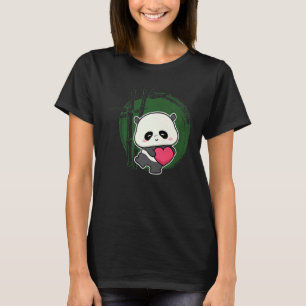 Little Bear Panda Heart Cute Animal For Men Women T-Shirt