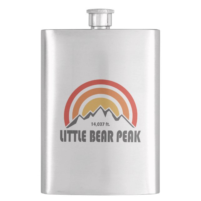 Little Bear Peak Hip Flask (Front)