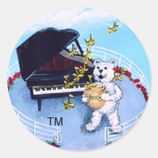 Little Bear Pot-of-Honey Award Sticker (Front)