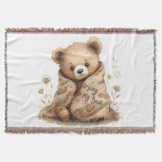 little bear throw blanket