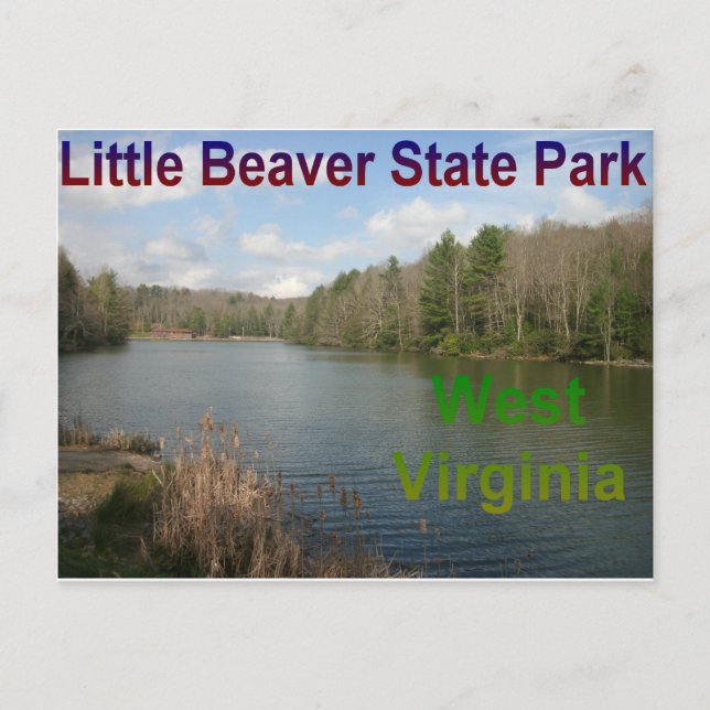 Little Beaver West Virginia Postcard (Front)