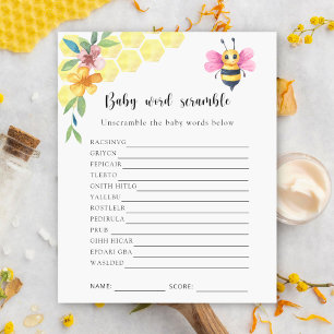 Little Bee - Baby Word Scramble Game