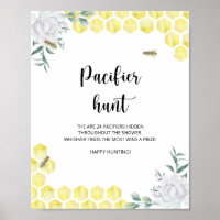 little bee pacifier hunt baby shower game
