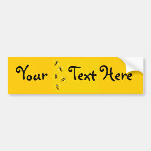 Little Bees Bumper Sticker
