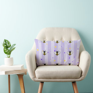 Little bees  lumbar cushion