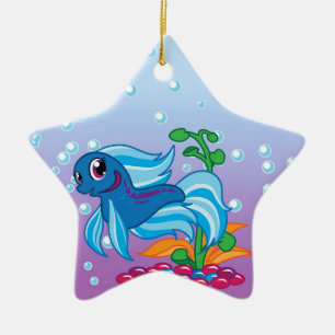 Little Betta Ceramic Tree Decoration