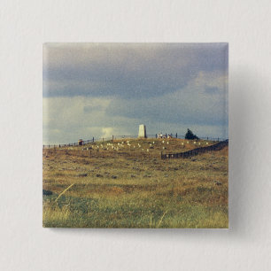 Little Bighorn Battlefield National Monument (phot 15 Cm Square Badge