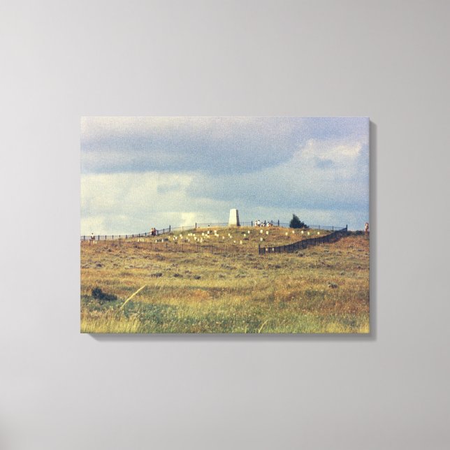 Little Bighorn Battlefield National Monument (phot Canvas Print (Front)