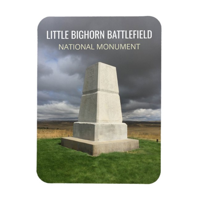 Little Bighorn Burial Monument Magnet (Vertical)