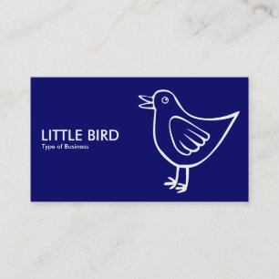 Little Bird 05 - Deep Navy Business Card