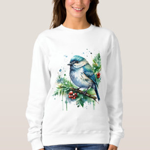 Little Bird and Christmas Greens Sweatshirt