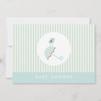 {little bird}  baby shower invitation