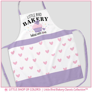 Little Bird Bakery Pink Cupcake  Apron
